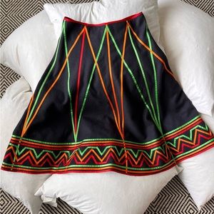 Gorgeous wool and ribbon skirt